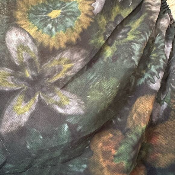 Slate & Willow Square Neck Printed Midi Dress - Picture 7 of 10